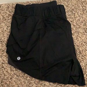 Black lululemon shorts